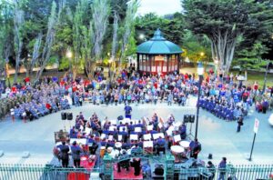 Exitosa participación en Punta Arenas de la banda de conciertos del Ejército de Chile