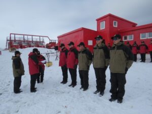 Base Antártica del Ejército celebró su aniversario N° 68