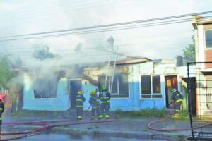 Incendio destruyó vivienda  recientemente remodelada