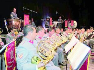 Banda de Conciertos del Ejército  se presenta en la Zona Franca