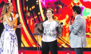 Sanz llenó de romanticismo y Natalia  terminó con el “Monstruo” en el bolsillo