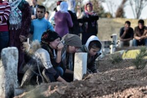 Al menos 4.680 personas murieron en enero en Siria