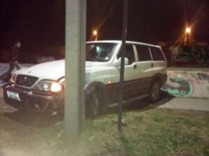 Conductor ebrio protagonizó  accidente que dejó dos heridos