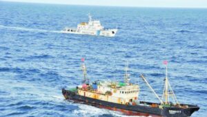 La pesca ilegal de los barcos chinos
