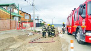 Fuga de gas en vivienda movilizó a Bomberos