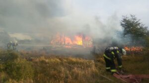 Hombre salvó por segunda vez  en incendio de su vivienda