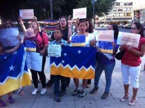 Madres de niños oncológicos en Valdivia