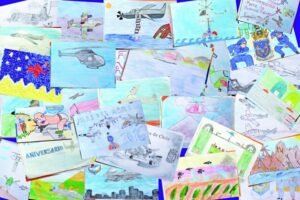 Ya hay ganadores en el  concurso de pintura escolar  “Fuerza Aérea en Magallanes”