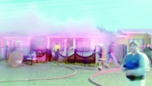 Falla eléctrica causó incendio en Villa Los Españoles