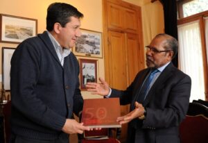 Embajador  de Indonesia realizó visita protocolar al Alcalde de la comuna