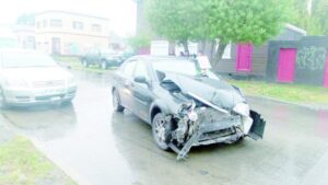 Pasajera lesionada tras colisión  ocurrida en conflictiva intersección