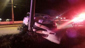 Dos personas lesionadas deja otro conductor ebrio al volante