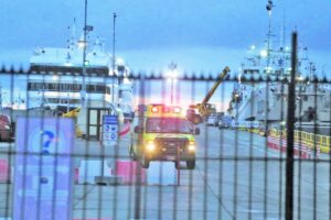 Trabajador herido  tras caída de pallet