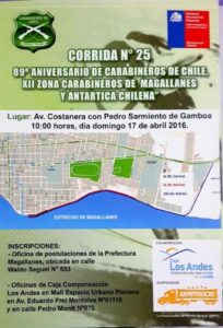 Aún se encuentran abiertas las inscripciones para la corrida aniversario de Carabineros