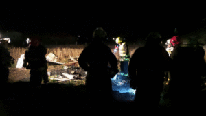 Un fallecido deja incendio de mediagua esta madrugada