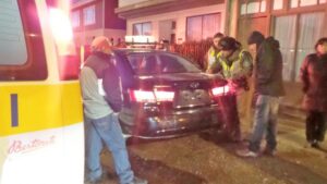 Dos lesionados en colisión por alcance