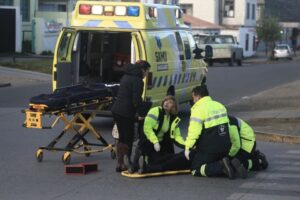 Una persona lesionada en atropello en el centro de la ciudad