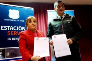 Gendarmería firma el convenio más austral de Chile