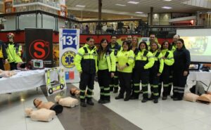 Profesionales del SAMU celebraron su cumpleaños con muestra interactiva en Zona Franca