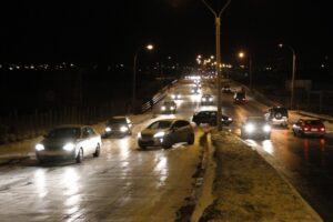 Las calles y avenidas más peligrosas cuando escarcha