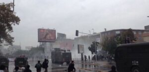 Incidentes aislados se registraron tras marcha de trabajadores en Santiago