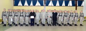 Los 35 jóvenes que realizan su Servicio Militar fueron homenajeados ante toda la Unidad