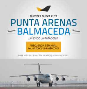 Ruta aérea Punta Arenas-Balmaceda permanecerá por al menos un año