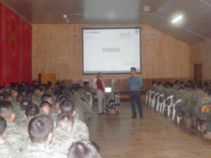 Capacitación preventiva fue realizada a soldados conscriptos y jefes de división