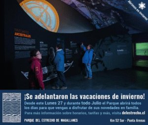 Parque del Estrecho de Magallanes contará con horario especial de vacaciones de invierno