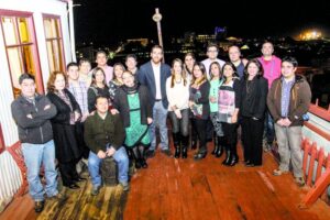 Integrantes de la oficina regional de Bienes Nacionales realizaron cena de camaradería