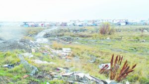 Neumáticos en desuso, basura y otros desperdicios amenazan estero Llau Llau