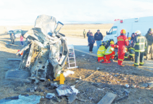 Mujer accidentada vive horas decisivas tras ser víctima en accidente de tránsito