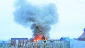 Millonarias pérdidas deja incendio en  fábrica de cecinas