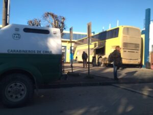 Suspenden salida de bus por falta de seguridad