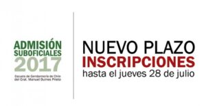 Escuela de gendarmería amplía plazo de inscripción para admisión 2017