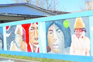 Nuevo mural del  pintor Eladio Godoy