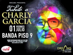 Hoy tributo a Charly García en el Casino Dreams
