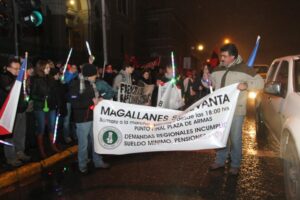 Escasa convocatoria logró marcha de dirigentes del Sindicato de Trabajadores de Enap