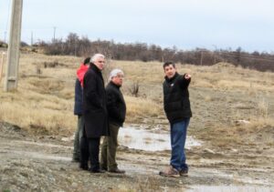 Alcalde visitó terreno de la futura maestranza municipal