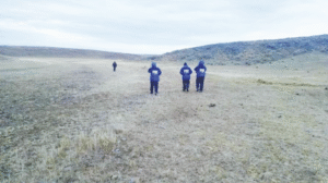 Canes de la PDI buscan a trabajador desaparecido en Tierra del Fuego