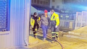 Joven resultó con quemaduras al incendiarse kiosco