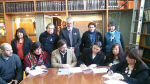 Funcionarios de Ues Estatales y Gobierno firmaron protocolo de acuerdo para nueva ley de Incentivo al Retiro