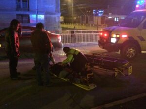 Dos personas lesionadas tras ser atropelladas por colectivo