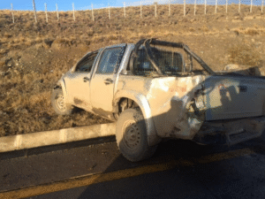Un trabajador fallecido dejó volcamiento ocurrido esta mañana en la Ruta Internacional CH-255