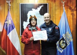 Directora Nacional de Fronteras y Límites del Estado  visitó la base Presidente Frei en la Antártica