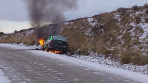 Un muerto, tres heridos y un vehículo incendiado marcaron la primera jornada de la cuadragésima tercera versión del GPH