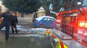 Incendio afectó a casa habitación ubicada en la Población Fitz Roy