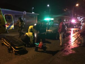 Conductor en aparente estado de ebriedad atropelló a peatón en Avenida España