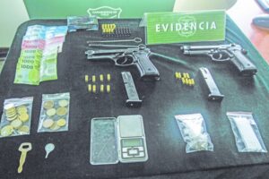 Con armas y droga la SIP de Carabineros capturó a “El Paletita”