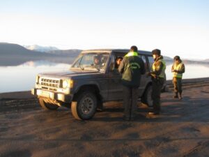 CONAF Magallanes realiza controles carreteros  en poblado más austral de Chile
